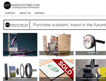 Tablet Screenshot of bestpatentstore.com